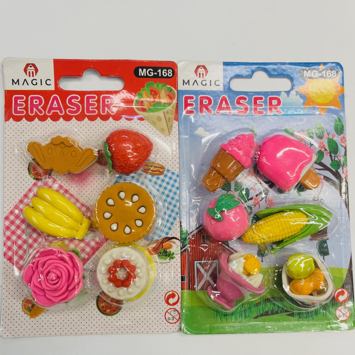 Goma fantasia comida en blister
