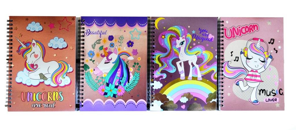 Cuaderno fantasia unicornio