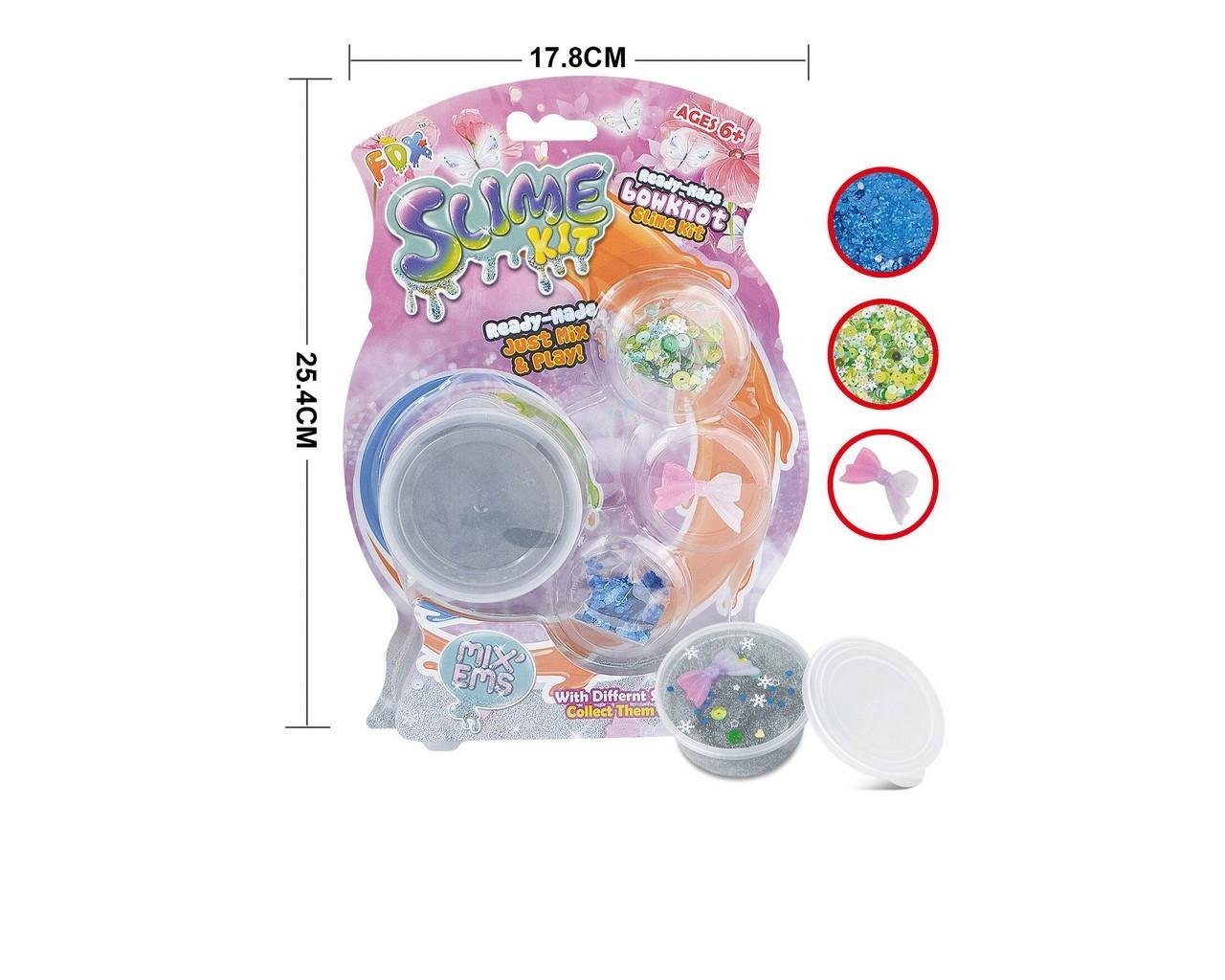 Laboratorio de slime con accesorios en blister