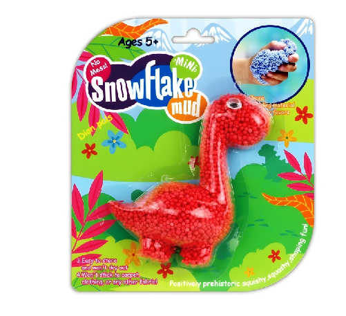 Masa foam forma de dinosaurio en blister
