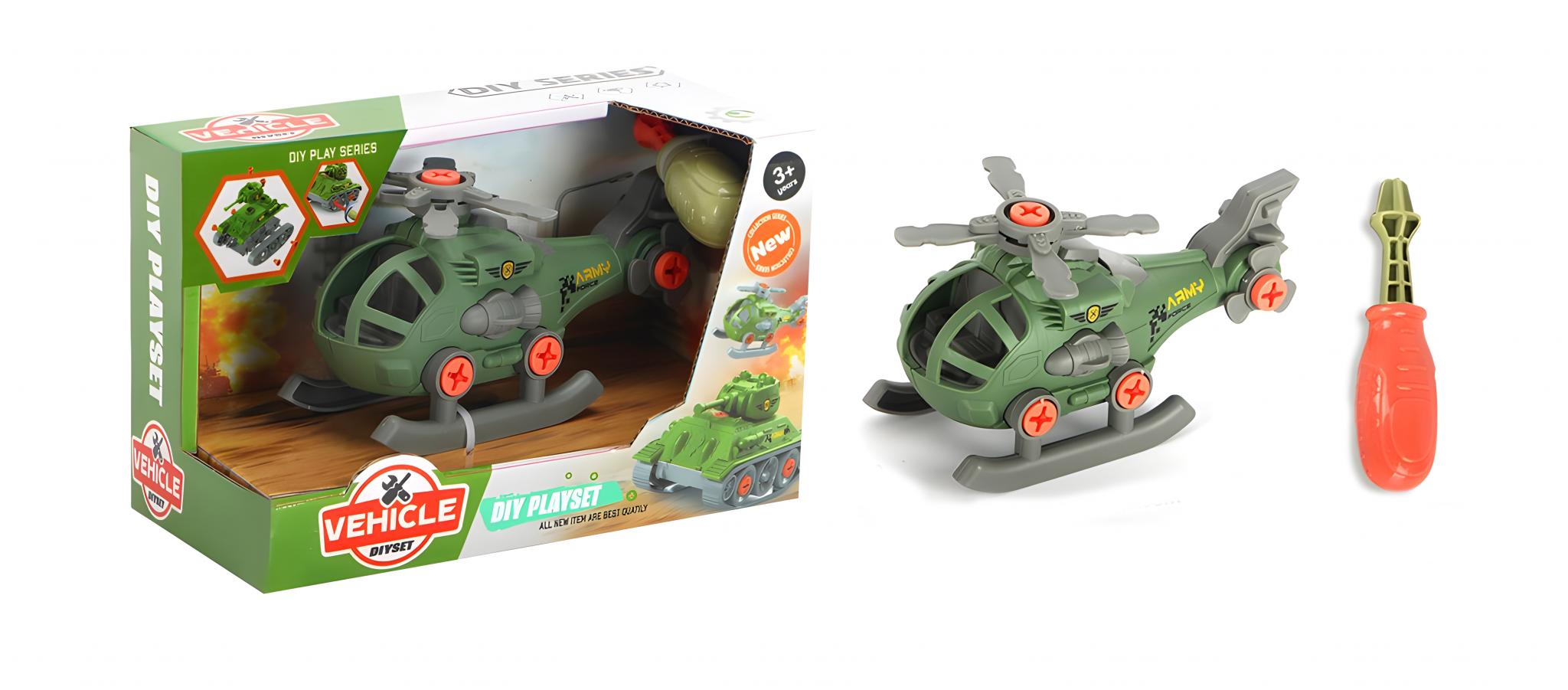 Helicóptero para armar en window box