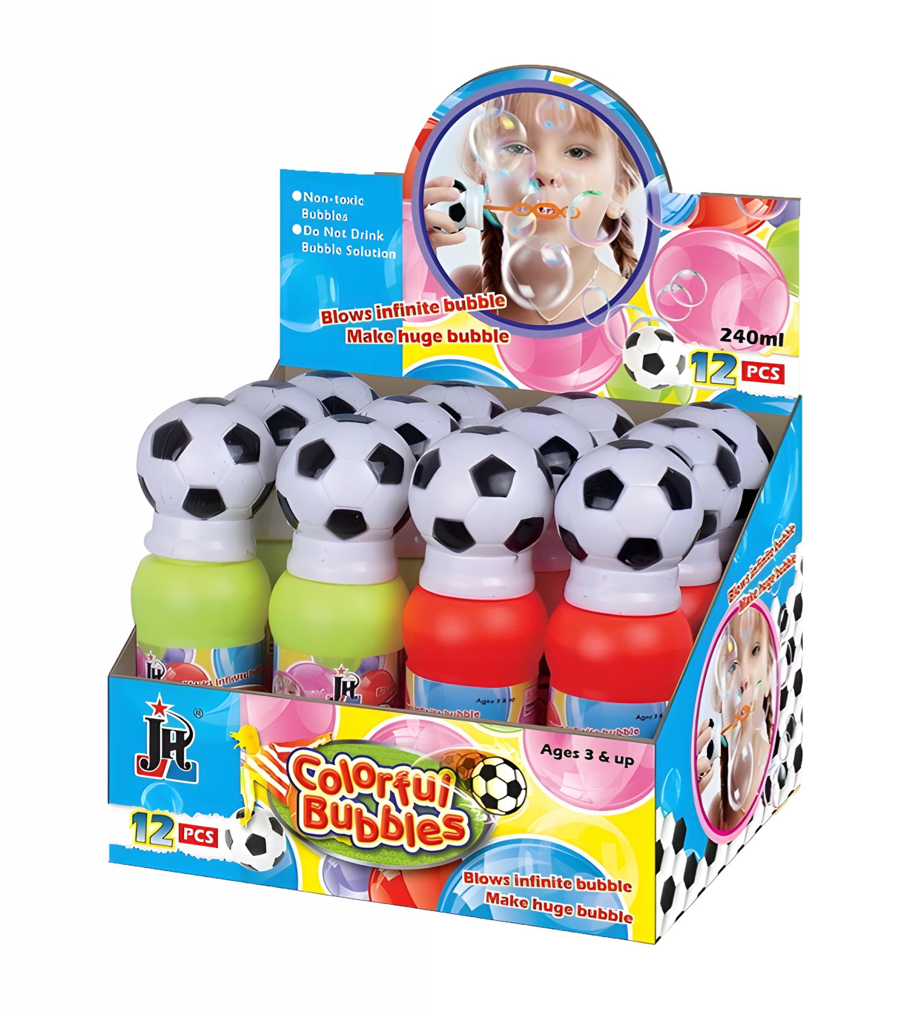 Burbujero pelota futbol  x 12