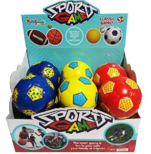 Pelota de futbol soft en display