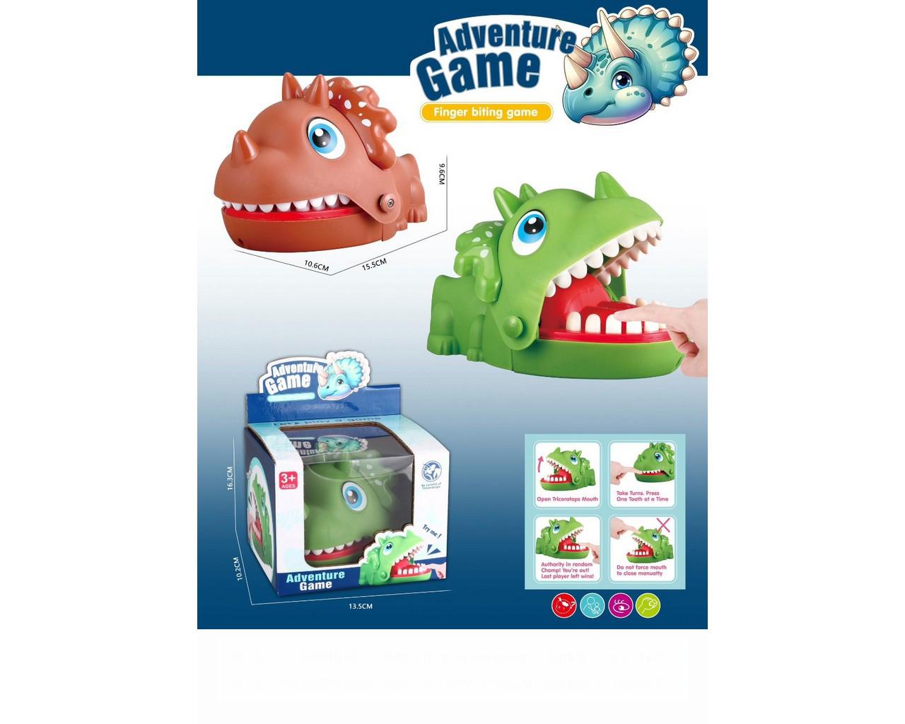 Dinosaurio que muerde en window box