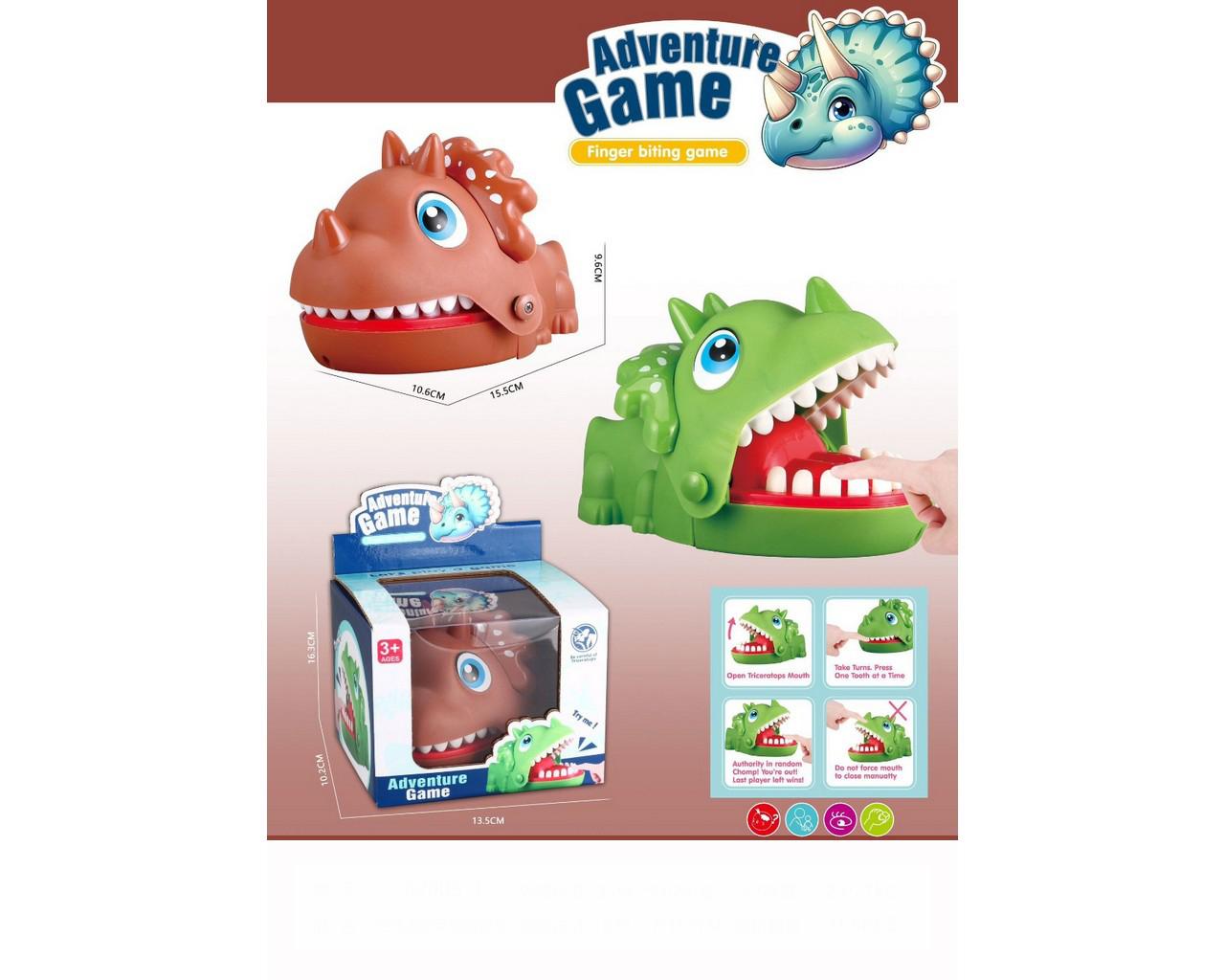 Dinosaurio que muerde en window box