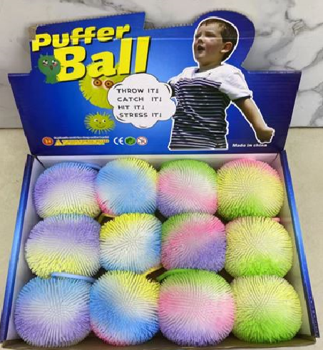  Pelotita pelos multicolor en display x 12