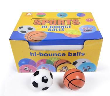 Pelota saltarina línea deporte display x 24