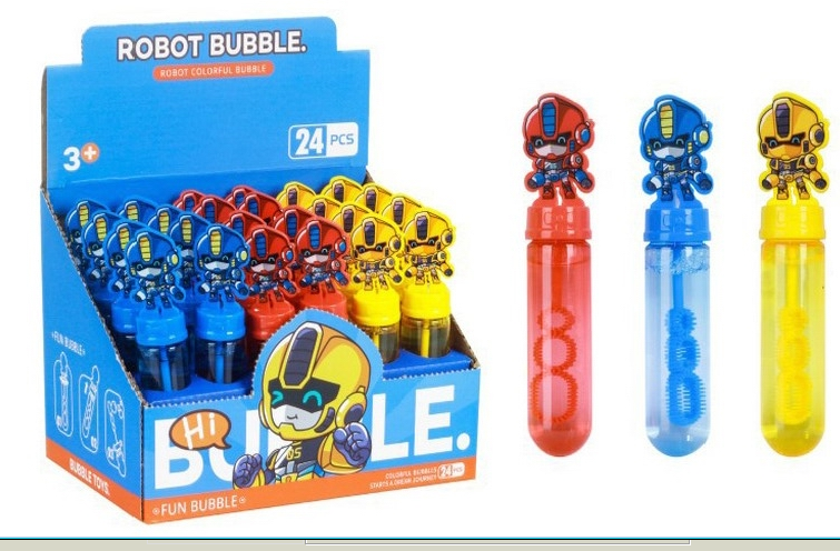 Burbujero robot en display