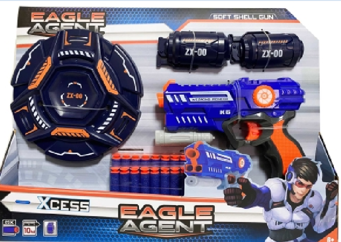 Set policial de armas con dardos y accesorios
