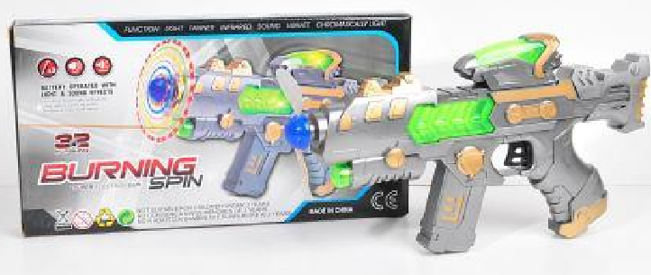 Pistola con luz y sonido