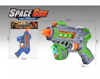 Arma espacial luz y sonido