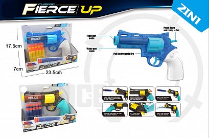Pistola lanza dardos en window box