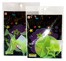Bolsa sticker fluorescentes