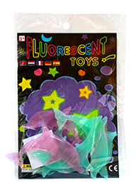 Bolsa sticker fluorescentes colores