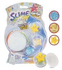 Slime línea mar con accesorios para decorar en blister