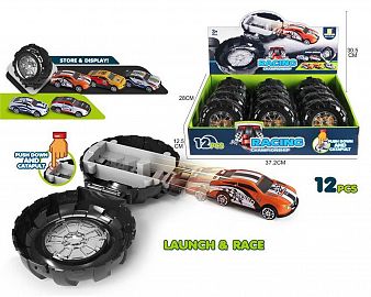 Rueda lanzadora de autos metal