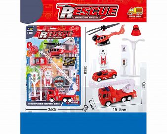 Set juego de bombero en blister