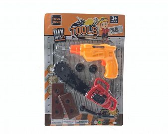Set de herramientas con accesorios en blister