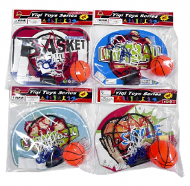 Aro de basquet mas pelota en bolsa
