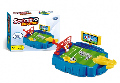 Juego de mesa de futbol en caja