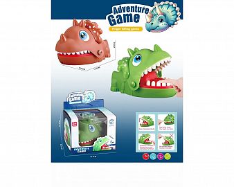 Dinosaurio que muerde en window box