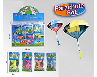 Lanza paracaidas en display