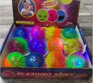  Pelota con luz en display x 12