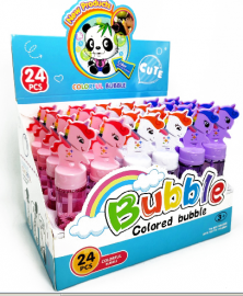 Burbujero unicornio en dispalay