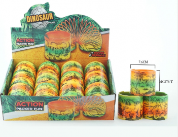 Resorte dinosaurio en display x 12
