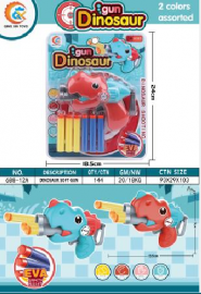 Dino pistola lanza dardos en blister